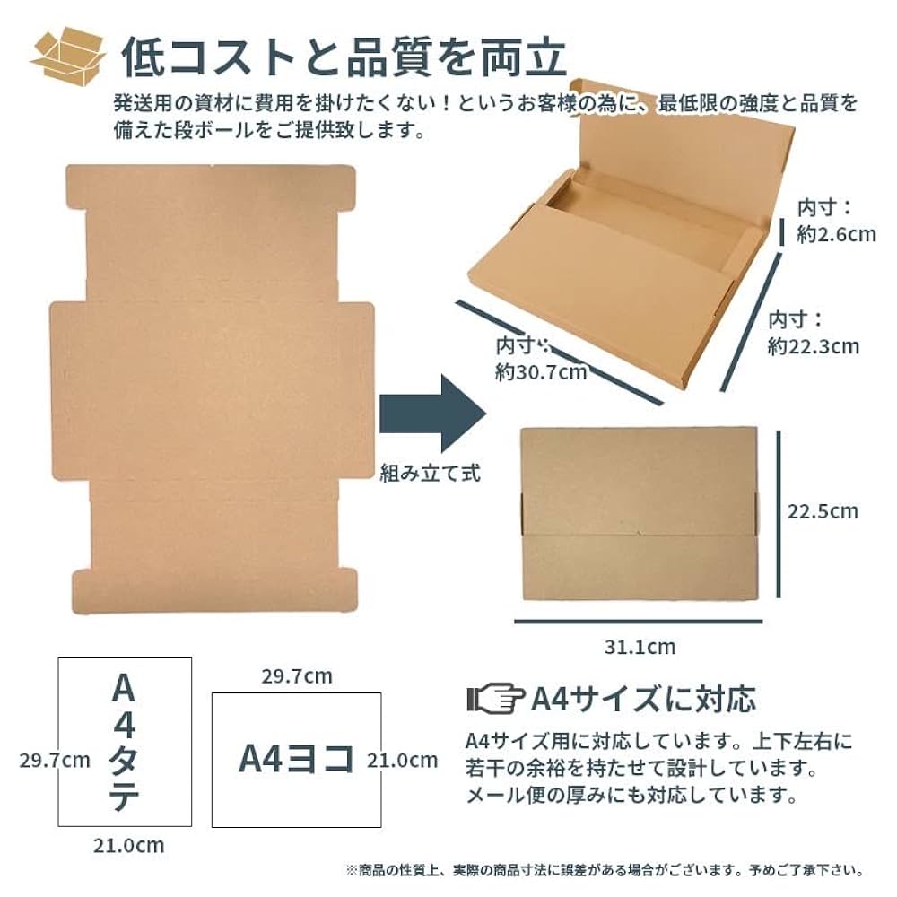 Amazon.co.jp: ネコポス クリックポスト ゆうパケット 対応 A4